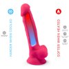 Realistické dildo z paměťového silikonu SILEXD 7" Model 1