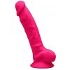 Realistické dildo z paměťového silikonu SILEXD 7" Model 1