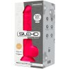 Realistické dildo z paměťového silikonu SILEXD 9,5" Model 1  růžové