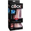 Realistické dildo King Cock Plus Triple Density 7"  19,5 cm