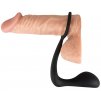 Stimulátor prostaty s kroužkem na penis Black Velvets