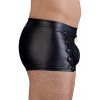 Lesklé boxerky s ozdobným šněrováním a zipem NEK (Velikost S)