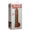 Stříkající dildo Doc Johnson Bust It  hnědé, 23 cm