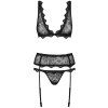 Něžný set erotického prádla Obsessive Emperita (Velikost S/M)