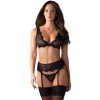 Něžný set erotického prádla Obsessive Emperita