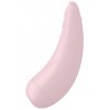 Nabíjecí stimulátor klitorisu Satisfyer Curvy 2+  růžový