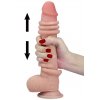 Tvarovatelné dildo s pohyblivou kůží a přísavkou Sliding Skin 9"