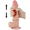 Tvarovatelné dildo s pohyblivou kůží a přísavkou Sliding Skin 8"