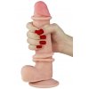 Tvarovatelné dildo s pohyblivou kůží a přísavkou Sliding Skin 8"