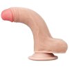 Tvarovatelné dildo s pohyblivou kůží a přísavkou Sliding Skin 7"