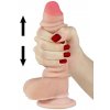 Tvarovatelné dildo s pohyblivou kůží a přísavkou Sliding Skin 7"