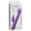 Hřejivý přirážecí rotační vibrátor s králíčkem Her Thrusting Silicone Rabbit