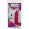 Dildo s přísavkou Crystal Jellies Thin Dong 7"
