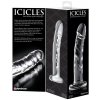 Skleněné realistické dildo Icicles No. 62