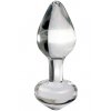 Skleněný anální kolík Icicles No. 44