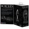 Skleněný anální kolík se šperkem Icicles No. 78
