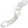 Oboustranné skleněné dildo Sensual Glass Xena