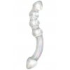 Oboustranné skleněné dildo Sensual Glass Xena