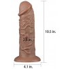Realistické dildo s přísavkou Lovetoy King-Sized Chubby