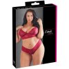 Krajková souprava erotického prádla Cottelli  červená