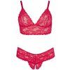 Krajková souprava erotického prádla Cottelli (Velikost XL)