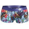 Pestrobarevné pánské boxerky MaleBasics Hipster Trunk (Velikost S)