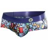Pestrobarevné pánské slipy MaleBasics Hipster Brief