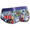 Pestrobarevné pánské slipy MaleBasics Hipster Brief (Velikost S)
