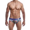 Pestrobarevné pánské slipy MaleBasics Hipster Brief