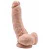 Realistické dildo s varlaty a přísavkou Get Real 8"