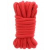 Lano na bondage Hidden Desire, 5 m  (červené)