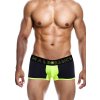 Pánské boxerky MaleBasics Neon Trunk Yellow