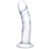 Skleněné realistické dildo Gläs Curved