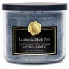 Vonná svíčka Village Candle Leather & Musk Noir  kůže a černý mošus, 396 g