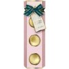 Sada šumivých koulí do koupele Baylis & Harding Jojoba  Vanilla & Almond Oil – jojoba, vanilka a mandle, 3 ks