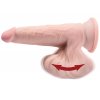 Realistické dildo s volnými varlaty King Cock Plus Triple Density Cock 8"