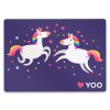 Přání s obálkou YOO – Zamilovaní jednorožci  fialové