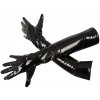 Lakované rukavice s elastickými vsadkami Black Level