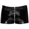 Lakované boxerky se zipem Black Level (Velikost S)