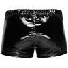 Lakované boxerky se zipem Black Level (Velikost S)