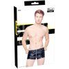 Lakované boxerky se zipem Black Level (Velikost S)