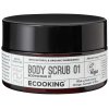 Tělový peeling Ecooking – pomeranč  levandule a růže, 300 ml
