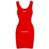 Latexové minišaty LATE X, červené