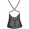 Průsvitný babydoll s krajkovým topem + tanga Cottelli