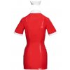 Lakovaný kostým Black Level Zdravotní sestra  červené šaty a čepeček