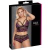 Krajkový set prádla Cottelli – crop top a kalhotky