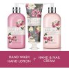 Sada kosmetiky pro péči o ruce Baylis & Harding Rose  Poppy & Vanilla – růže, mák a vanilka, 3 ks