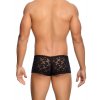 Pánské krajkové boxerky MOB, černé