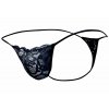Pánská krajková tanga MOB, černá