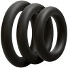 Sada tlustých erekčních kroužků OptiMALE Thick Black  3 ks